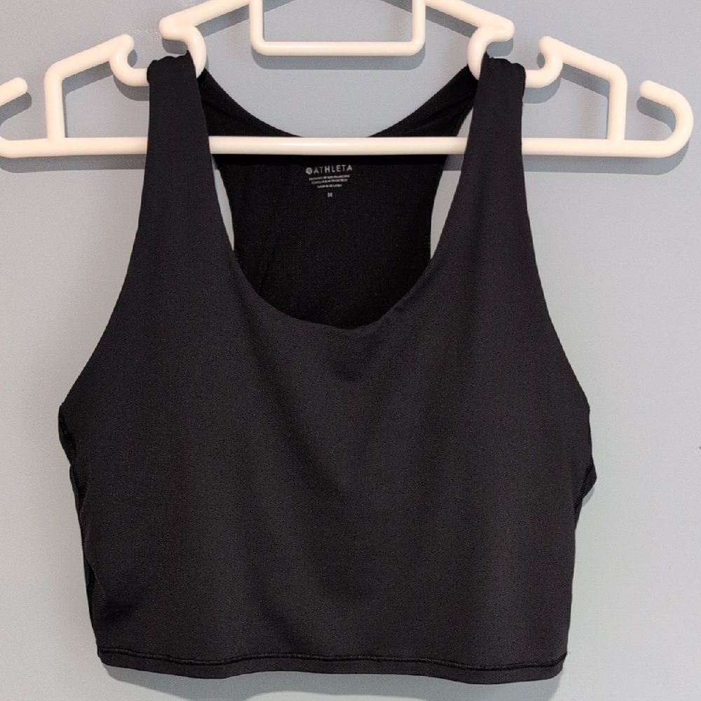 Athleta Women's Classic Black Sports Bra